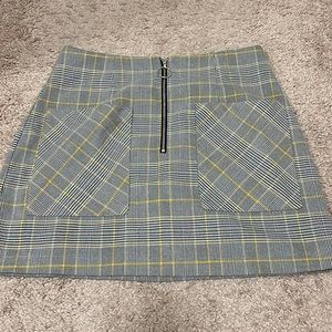 Nanamacs Plaid Mini Skirt